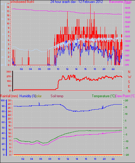 24 Hour Graph for Day 12
