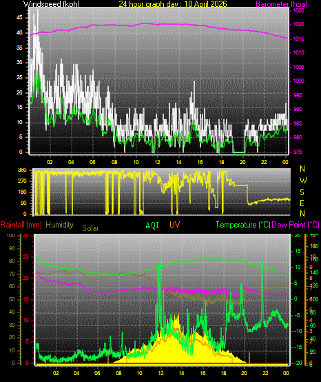 24 Hour Graph for Day 10