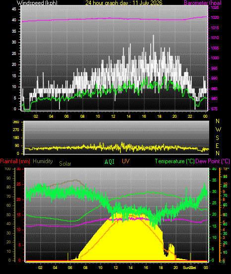 24 Hour Graph for Day 11