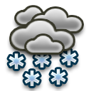 Cloudy Heavy snow