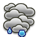 Cloudy Snow flurries