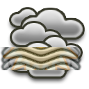 Cloudy Moderate fog